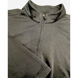 Pebble Beach XL Men's Quarter Zip Lightweight Pullover Gray with‎ Cuffs
